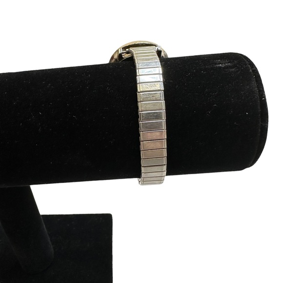 Infinity Wristwatch Womens Elastic Band Quartz Stainless Steel Japan Vintage - Picture 6 of 7